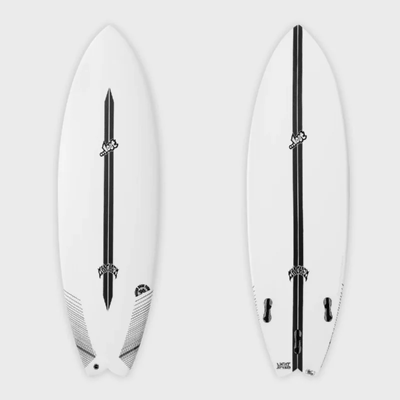 Surfboards for stable wave rides-...LOST ROUND NOSE FISH 96 LIGHT SPEED EPOXY FCS II 5'8" 34L