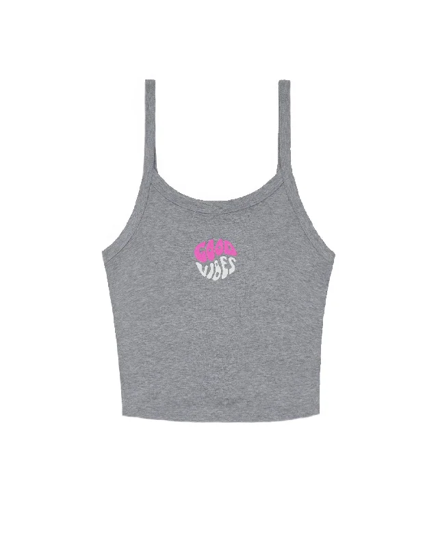 Surf clothing for tropical beach conditions-Good Vibes W Tank Top