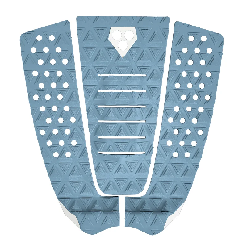 Surfboard traction pad for comfort and performance-GORILLA GRIP THE JANE 3PC GRIP/TRACTION - MARINE TEAL CLOUD