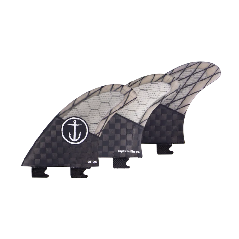 Captain Fin Co CF Quickness SI Thruster Set Grey FCS-II Compatible