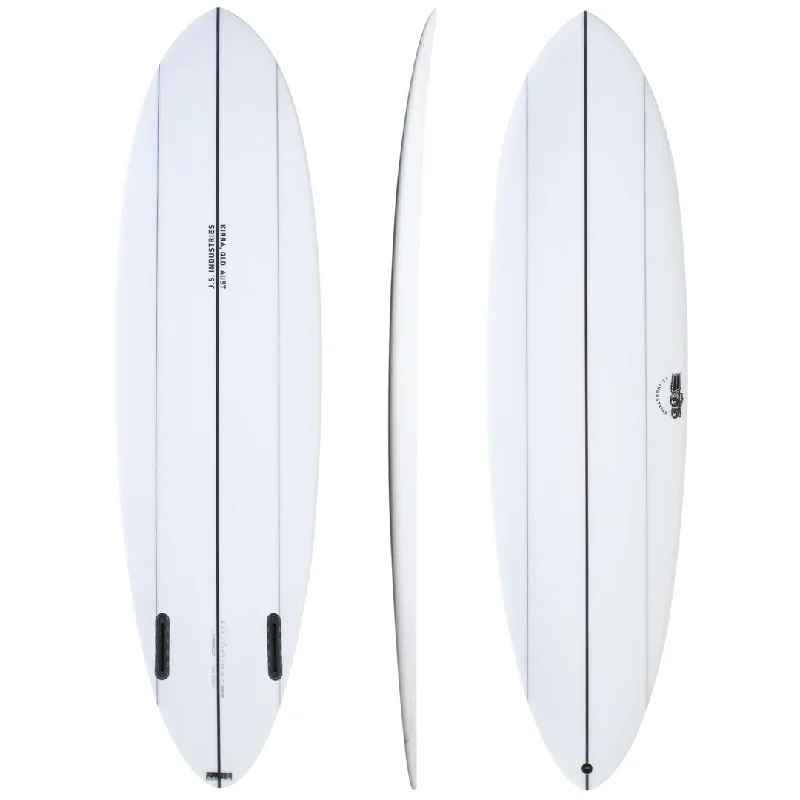 Surfboards designed for larger and heavier riders-JS BIG BARON PE 7'6" B FUTURES 57.9L