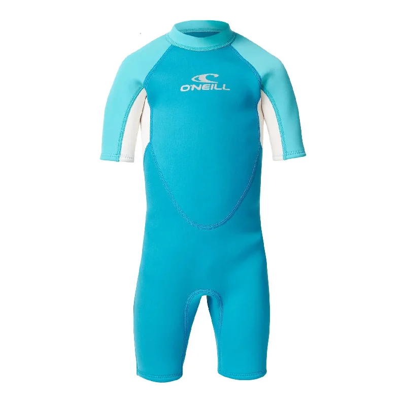 Flexible wetsuits for water sports and recreational diving-O'NEILL BOYS TODDLER REACTOR BZ S/SL SPRING 2MM 2025