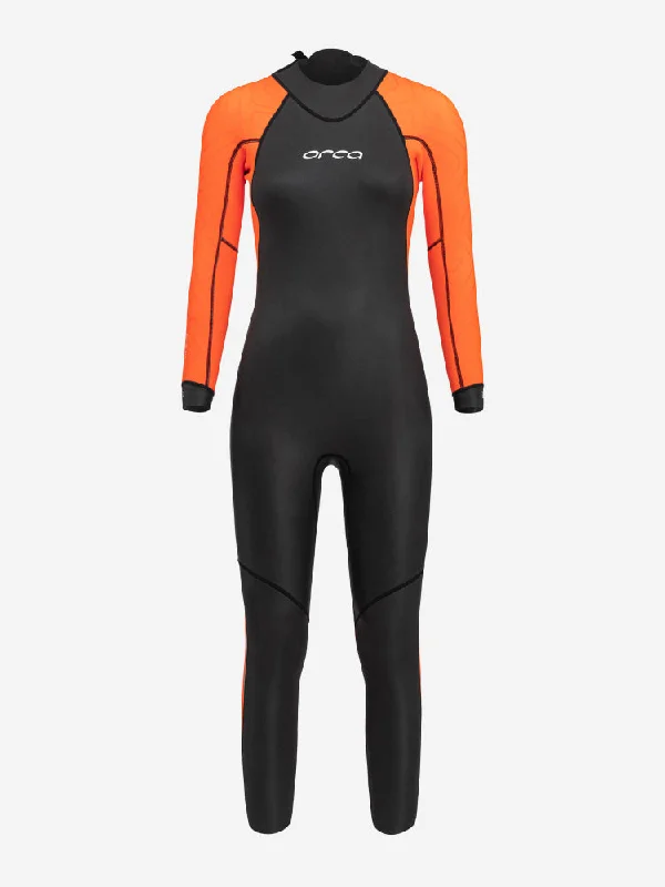 Low-profile wetsuits for minimal drag and high-speed diving-Orca Vitalis Openwater Hi-Vis Swim Wetsuit - Women's