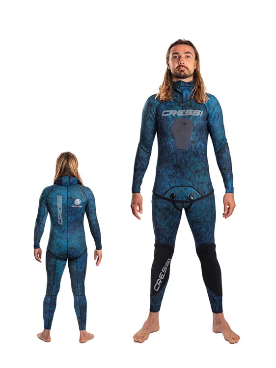 Best wetsuits for reef diving and exploration-Cressi Tokugawa Pro 3.5mm 2-Piece Open Cell Wetsuit Mens