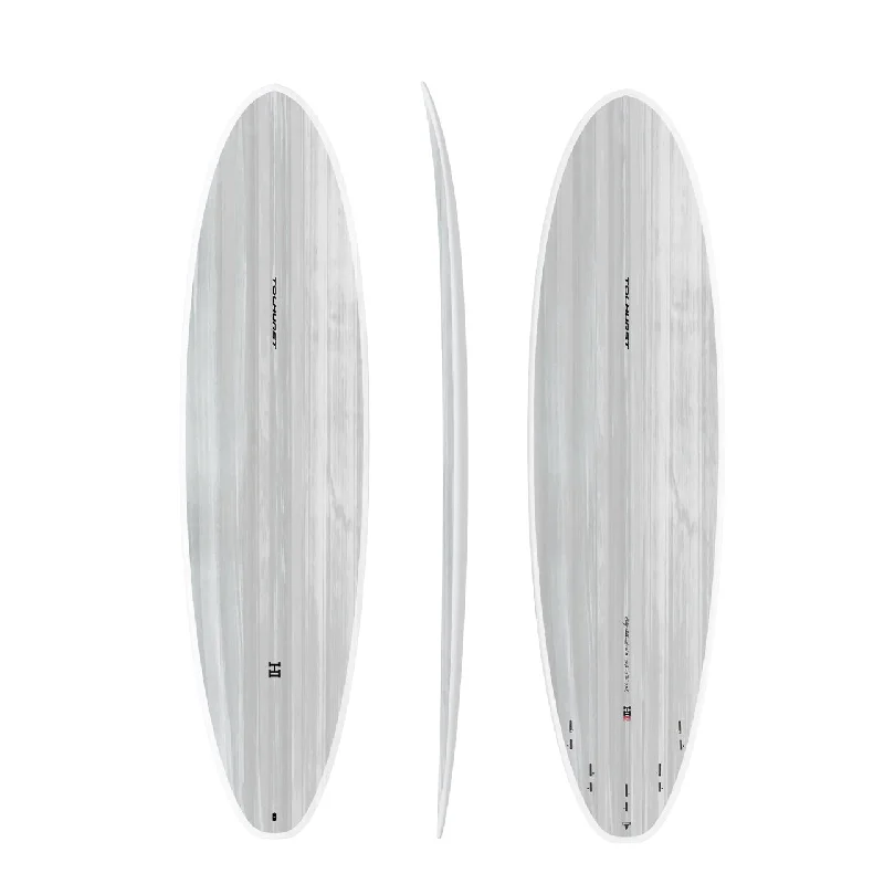 Stable surfboards for easier wave riding-HARLEY INGLEBY | TOLHURST THE MOE THUNDERBOLT RED - CANDY WHITE 7'4" 52.9L FCS II