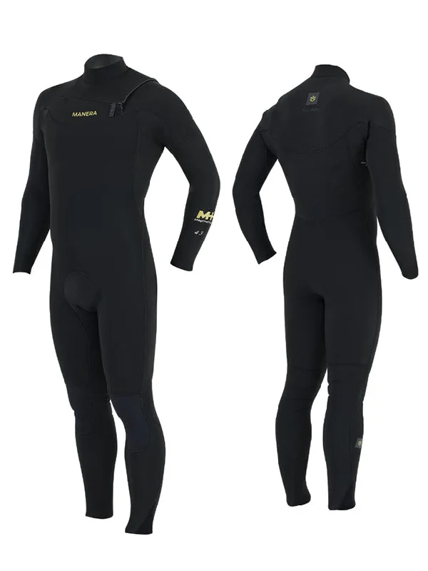 Thermal protection wetsuits for aquatic professionals-Magma Steamer Front Zip 4/3mm Fullsuit - 2024