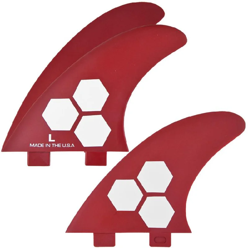 Adjustable thruster fins for fast wave response-CI FRP Fin Large