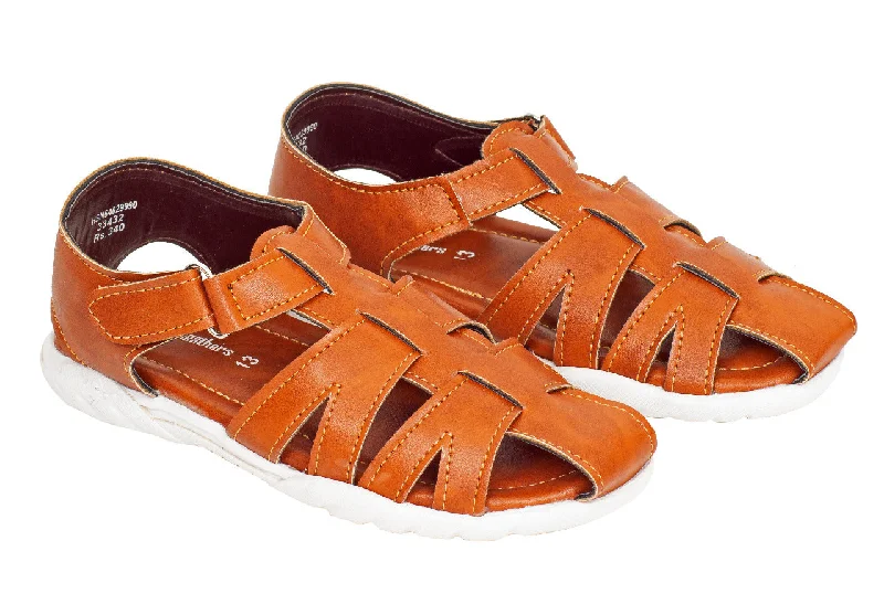 high-quality leather sandals-Boys Sandal 33432 (5-10 years)