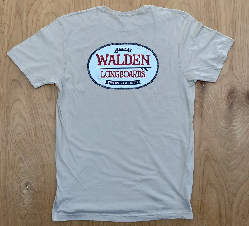 Best surf fins for reducing turbulence-Walden Patch logo Tan