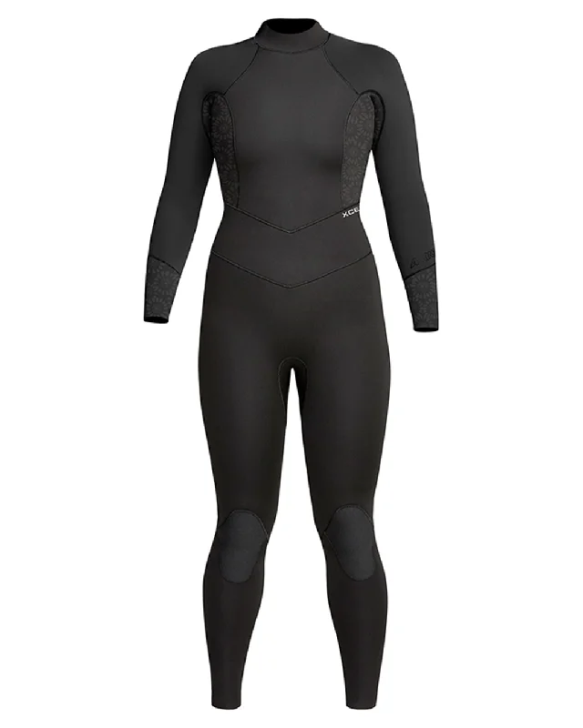 Stretchable wetsuits for flexible movements-Women's Axis 4/3mm Back Zip Fullsuit