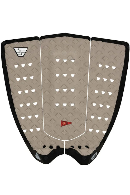 High-quality surf pads for rough water conditions-  VEIA JJF Round Tail Pro Traction Pad-Desert/Night