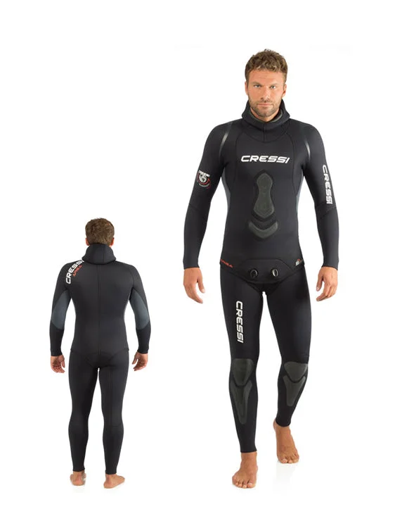 Flexible wetsuits for maximum comfort underwater-Cressi Apnea 3.5mm 2-Piece Wetsuit Mens