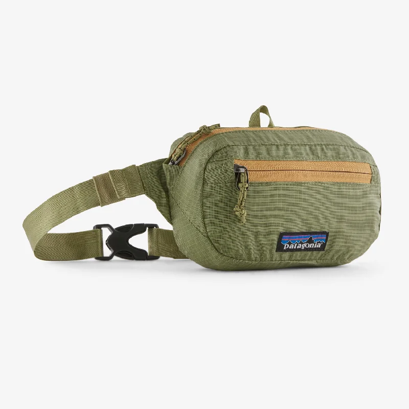 Best surf wax for tropical waters-PATAGONIA ULTRALIGHT BLACK HOLE MINI HIP PACK - BUCKHORN GREEN