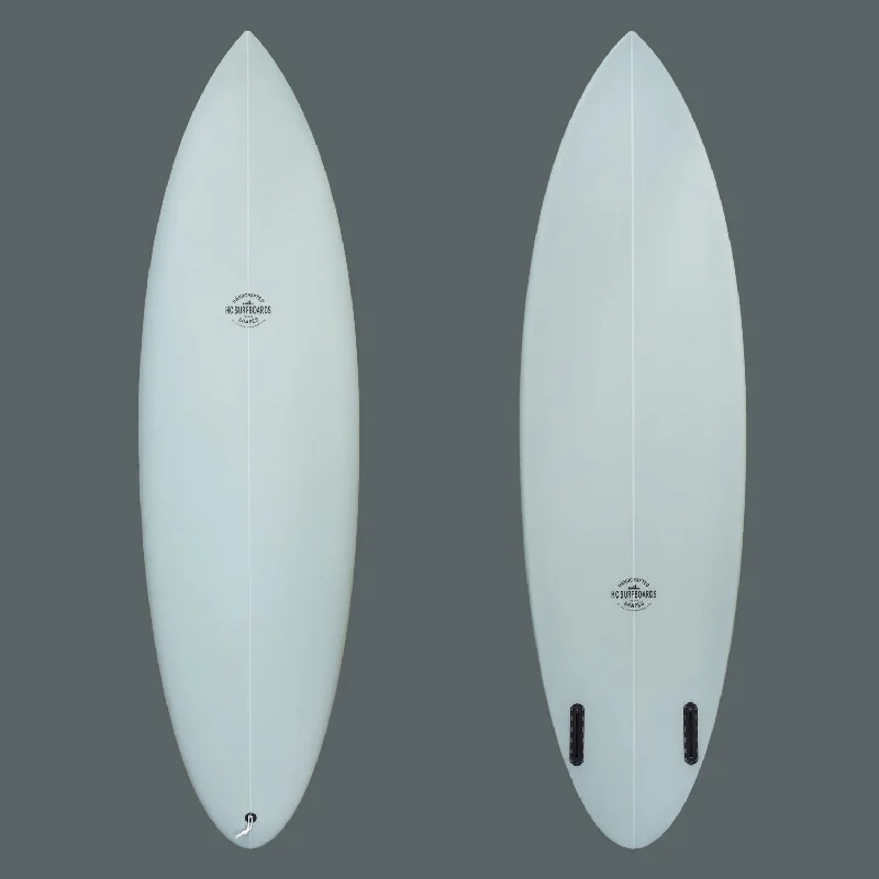 Surfboards with better paddling efficiency-HAYDEN CHAMBERLAIN TWIN PIN 6'2" PU FUTURES