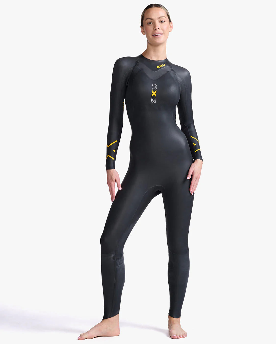 Thermal wetsuits for high-visibility underwater exploration-2XU Propel:1 Tri Wetsuit - Women's