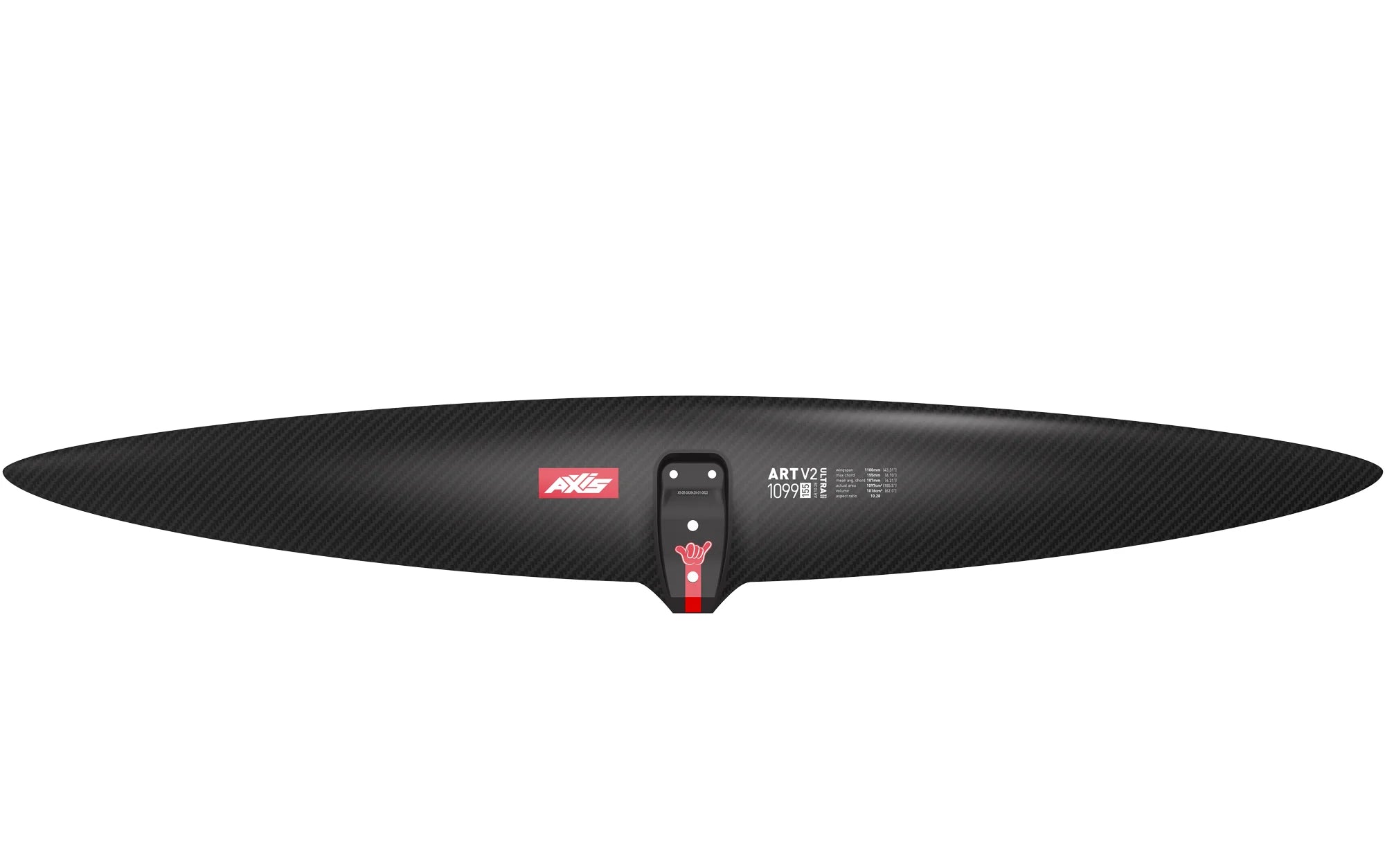 Surfboards with unique shapes for performance-AXIS FOIL ART v2 FRONT WING