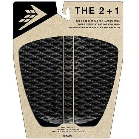 Flexible surfboard traction pads for better control-Machado 2+1 Flat Traction