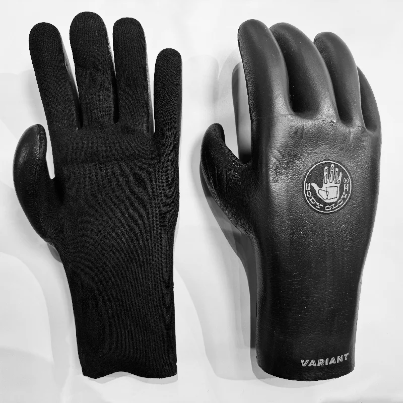 Body Glove 3mm Variant 5 Finger Dipped Gloves - Black