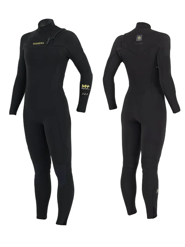 Thermal wetsuits for high-visibility underwater exploration-Women's Magma Steamer Front Zip 5/4/3mm Fullsuit - 2024