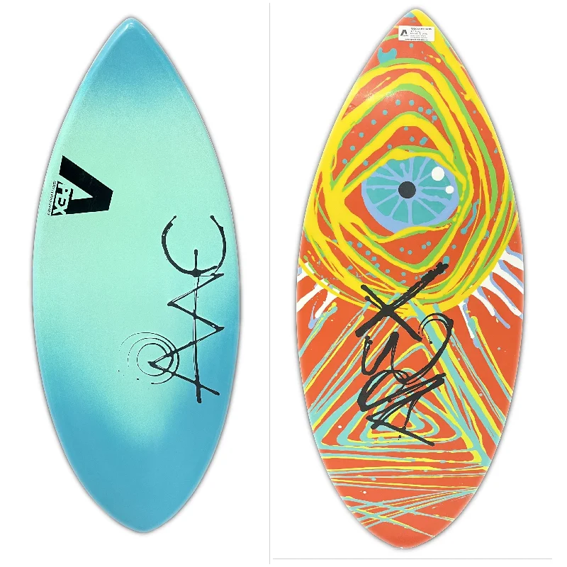 Affordable surfboards for new surfers-51" Apex Avac Skimboard Blue