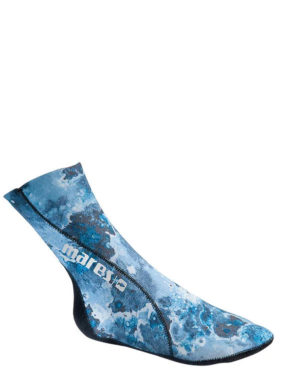 Trendy surf tank tops for summer-Mares Camo Blue 3mm Socks