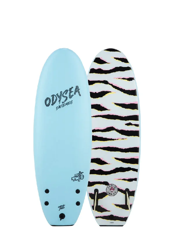 Best surfboards for women-Odysea Twig 4"10 Twin PRO Jamie O'Brien Sky Blue