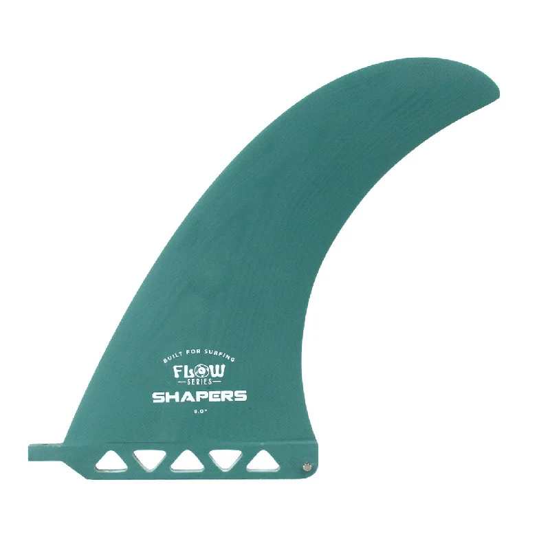 Performance-oriented surf fins for expert surfers-9" Flow Series Longboard Fin - Seafoam