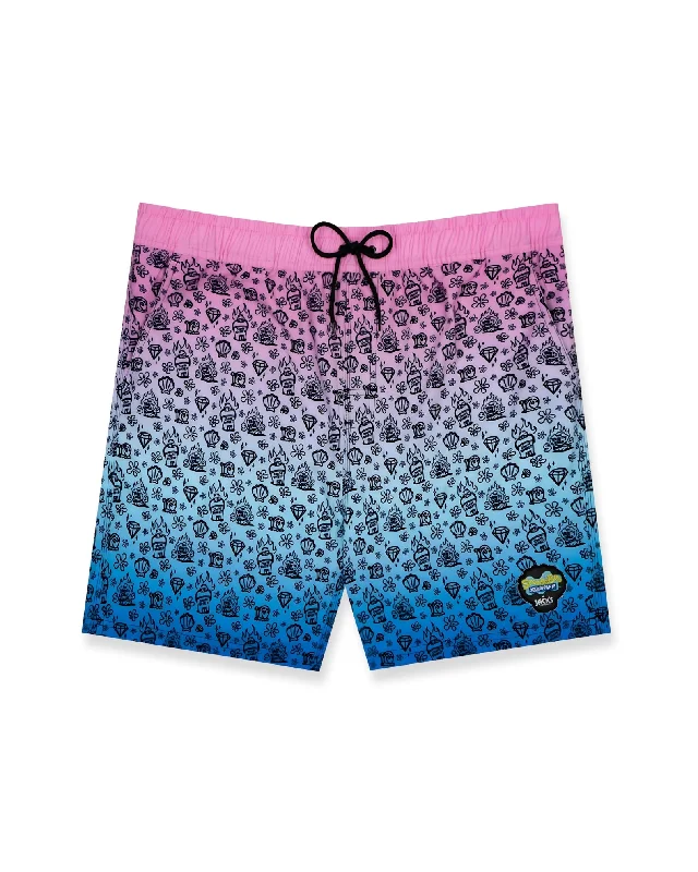 UV-resistant surf clothing for sun protection-SpongeBob Squarepants x Jack's "Chumbucket" Shorts