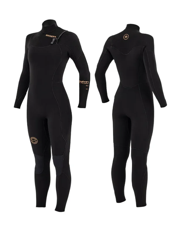 Comfortable wetsuits for long dives in warm water-Women's Seafarer + Steamer Front Zip 5/3mm Fullsuit - 2024