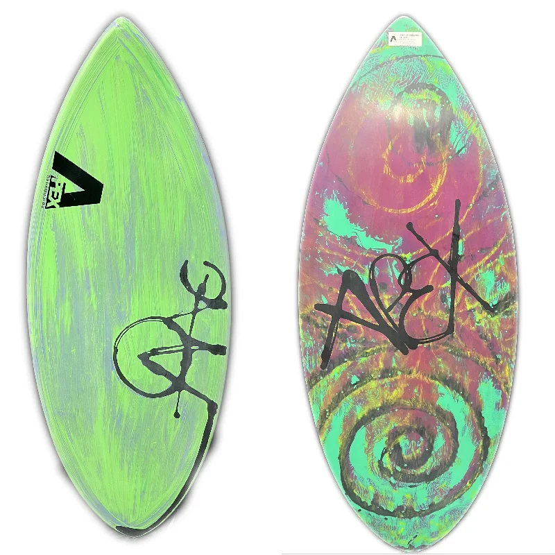 Top surfboards for going vertical-51" Apex Avac Skimboard Green