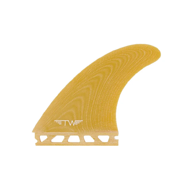 Stylish surfboard fins with unique designs-Captain Fin Tyler Warren 5-Fin Large Single Tab Yellow