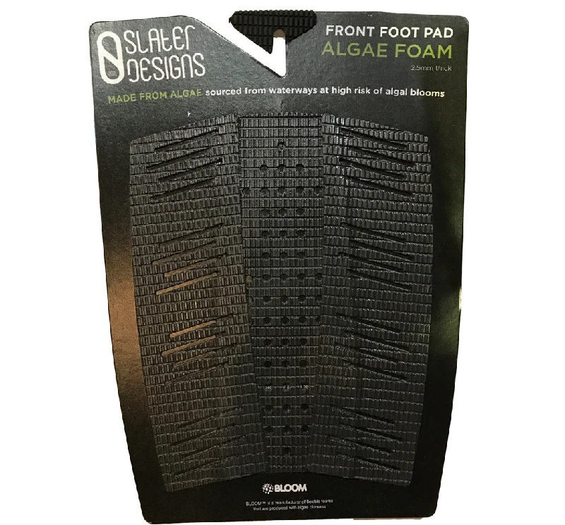 Sleek surf pad design for stylish surfing-  Firewire Slater Designs Front Foot Traction Pad - Black