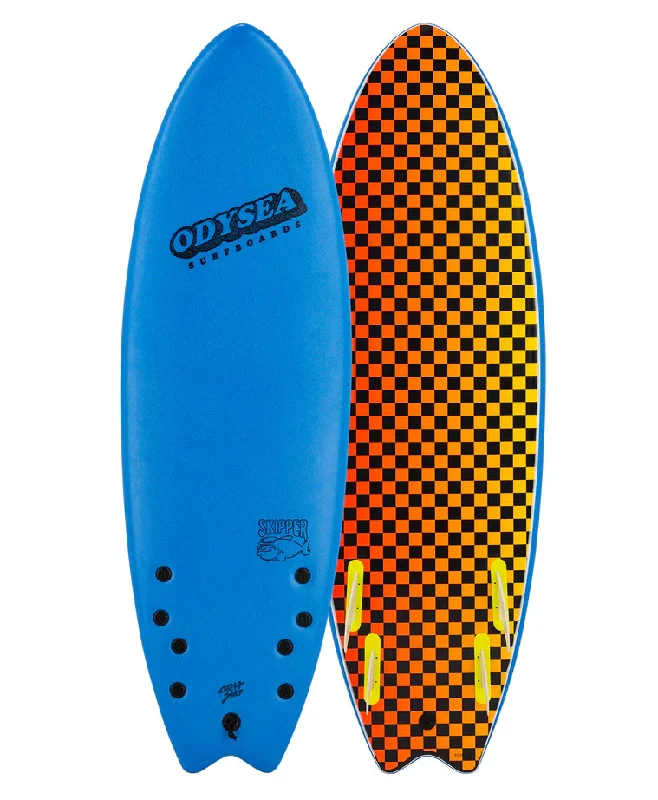 Surfboards for handling chop and turbulence-Odysea 5'6" Skipper Quad Blue