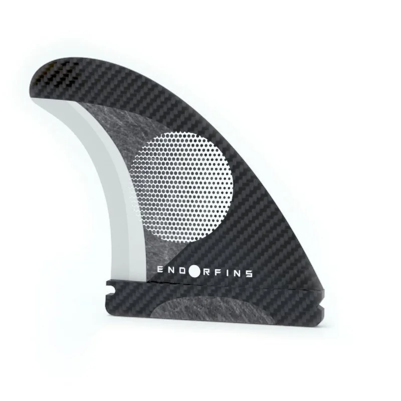 ENDORFINS THRUSTER - Slater KS1 3 Fin Medium 1 TAB - Black/White (SCREWS INTO FUTURES FIN BOX)