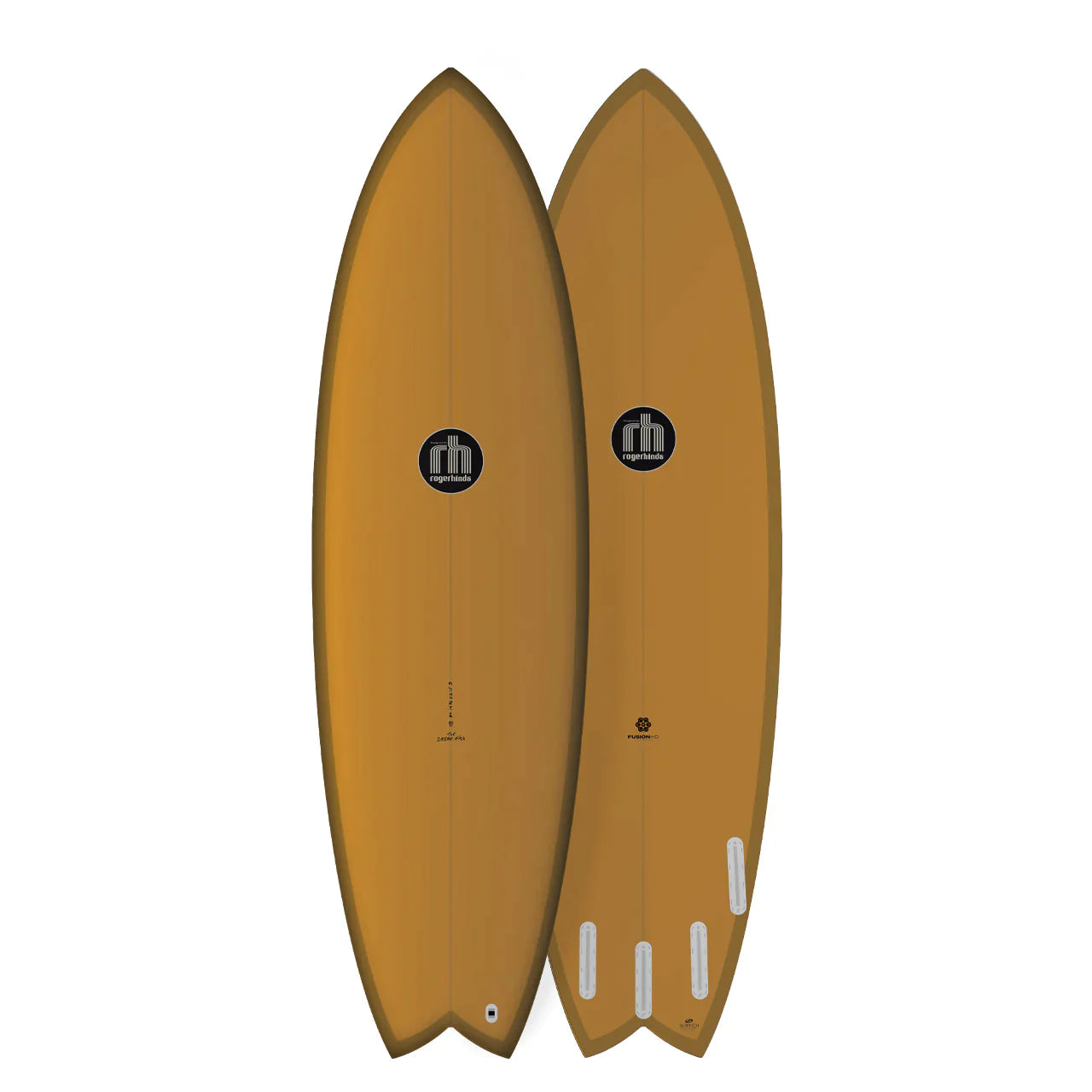 Retro surfboards with classic style-ROGER HINDS DREAM FISH 6'3" EPOXY FUTURES 39L