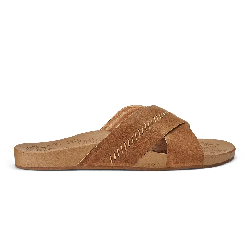 minimalist sandals for travel-Olukai Womens Sandals Kīpe‘a ‘Olu