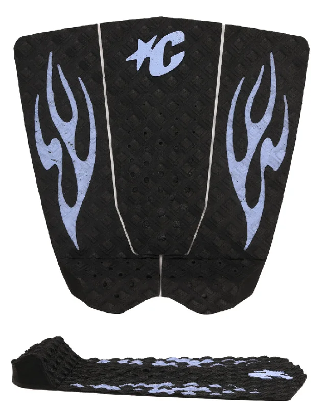 Surf pad with multiple pieces for custom setup-  Creatures Griffin Colapinto Sig Traction Pad-Black Purple Haze