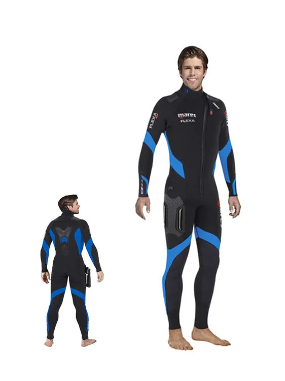 Wetsuits for marine biology and research diving-Mares Flexa 8/6/5mm Wetsuit Mens