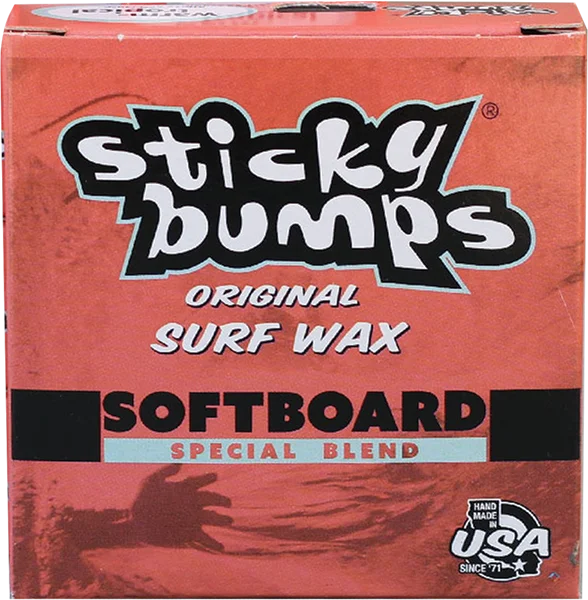 Surfboard fin systems for better flexibility and speed-Sticky Bumps Softboard Wax Warm/Tropical Single Bar