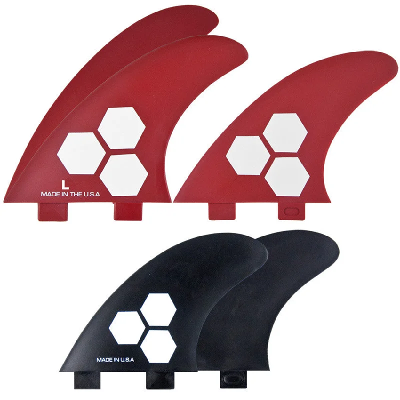 Surfboard fins for powerful, sharp turns-CI FRP Fin Large 5 Fin Set