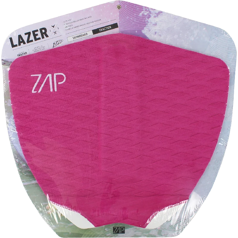 Recyclable surf pad for eco-conscious surfers-  Zap Lazer Tail Pad Pink