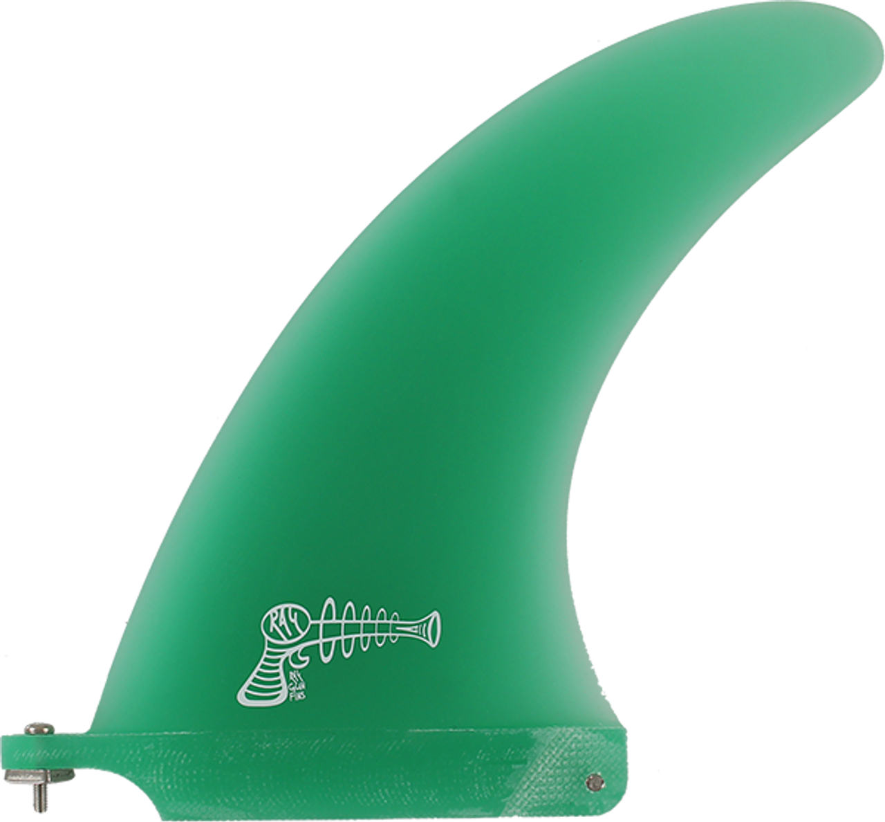 Ray Gun Fiberglass Center Fin 7.5" - Green