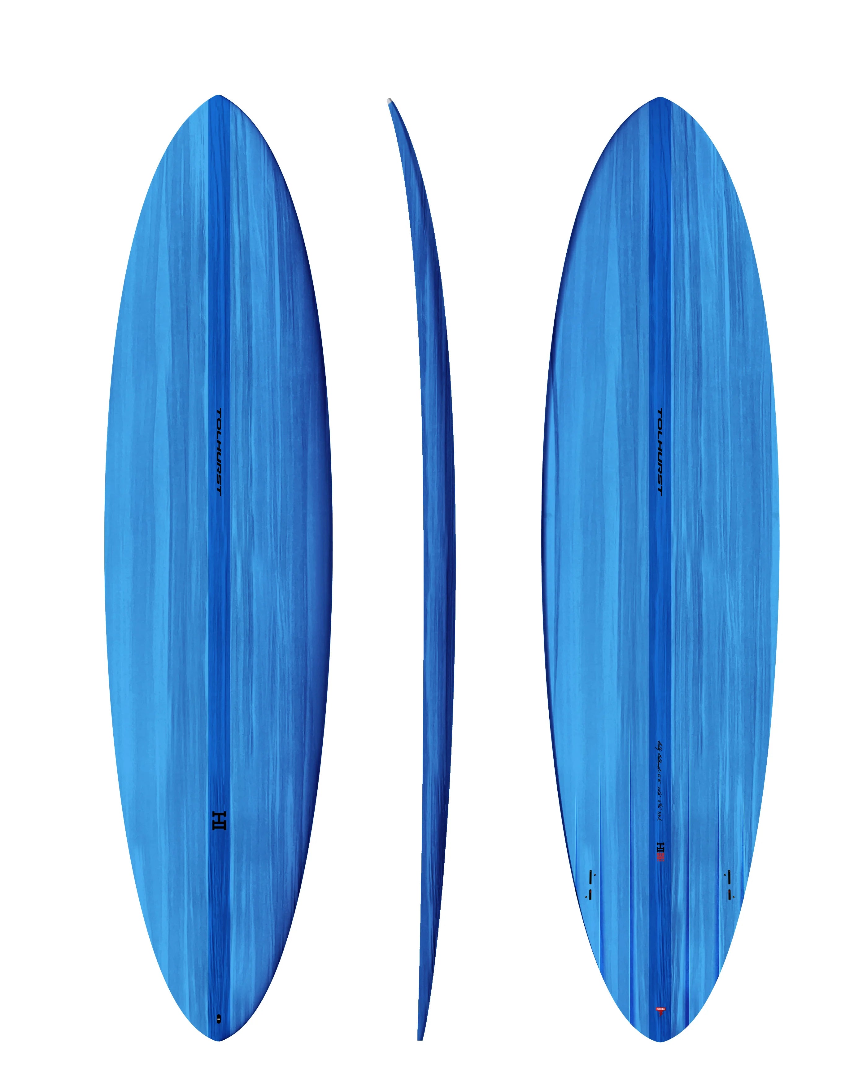 Fast maneuvering boards for aggressive turns-Harley Ingleby MID 6 TWIN - Thunderbolt Red