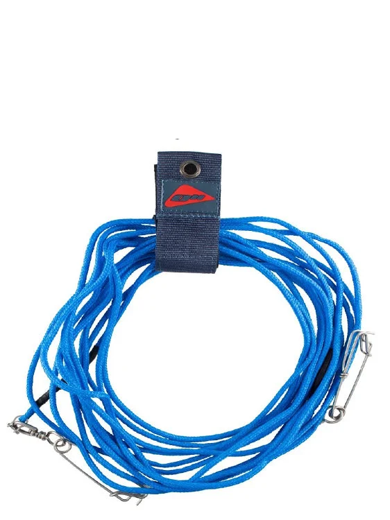 Adjustable surfboard leashes for different conditions-Ocean Hunter Foam Float Line w/ Fittings & Hardware - Blue (10m, 20m or 30m)