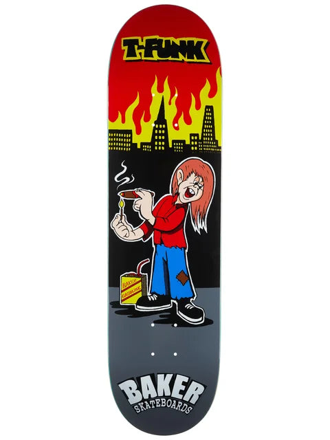 Foam surfboards for kids-Baker T-Funk Lampwick Deck 8.25