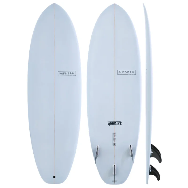 Best surfboards for retro surfing styles-MODERN HIGHLINE 6'2" SKY BLUE PU 45L