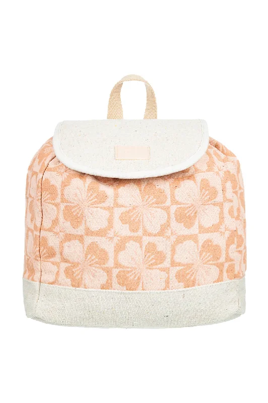 Roxy Cute Palm Small Backpack - Pale Dogwood Sun Clik