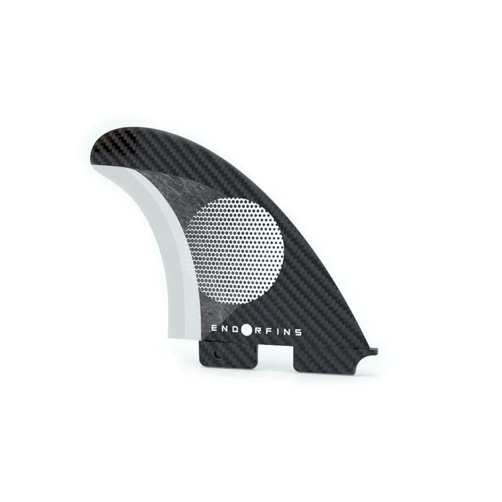 Lightweight surfboard fins for faster performance-ENDORFINS SLATER KS1 MEDIUM THRUSTER BLACK/WHITE CARBON FCS II