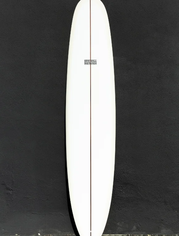 Surfboards designed for deep water surfing-KRIS HALL | HAIRCUT LONGBOARD 9'3" CHABLIS