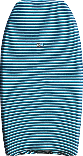 Multi-sport surfboard accessories for versatile use-Ocean and Earth Bodyboard Stretch Cover Blue Stripe